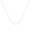 10K Gold 0.5 mm Slender & Dainty Fine Rope Chain Necklace