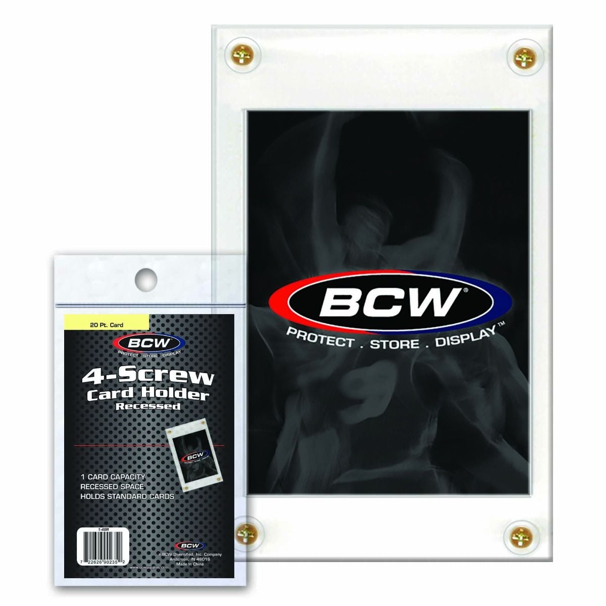 4-Screw Card Holder - Recessed | Guardian 10-Pack