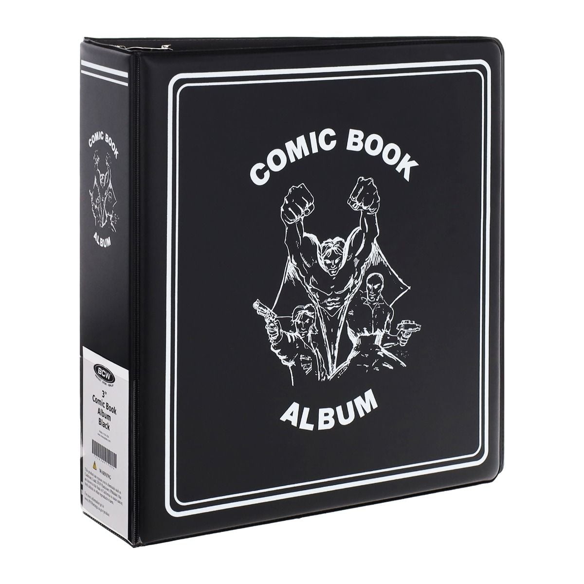 3 in. Album - Comic Book - Black