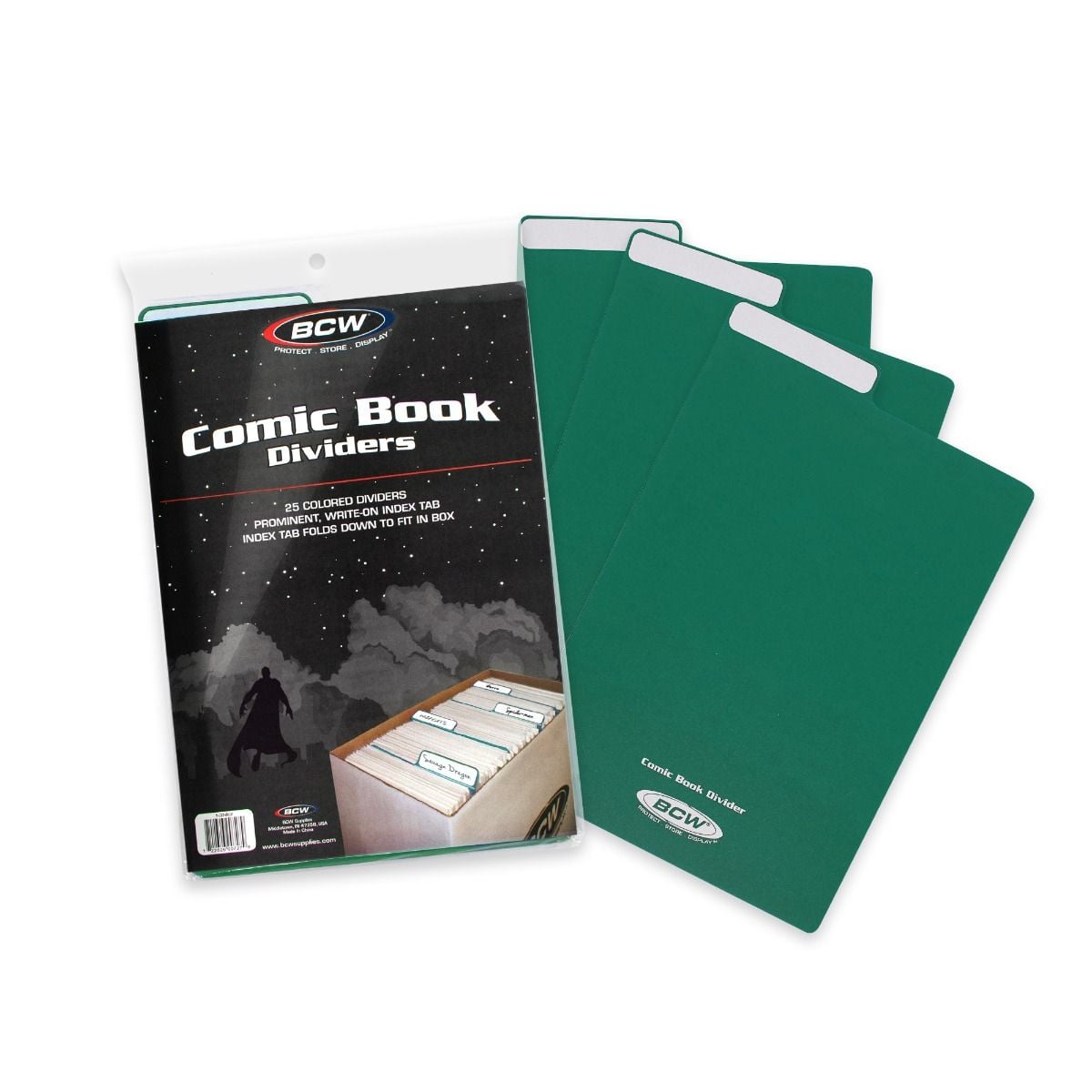 Comic Book Dividers - Green