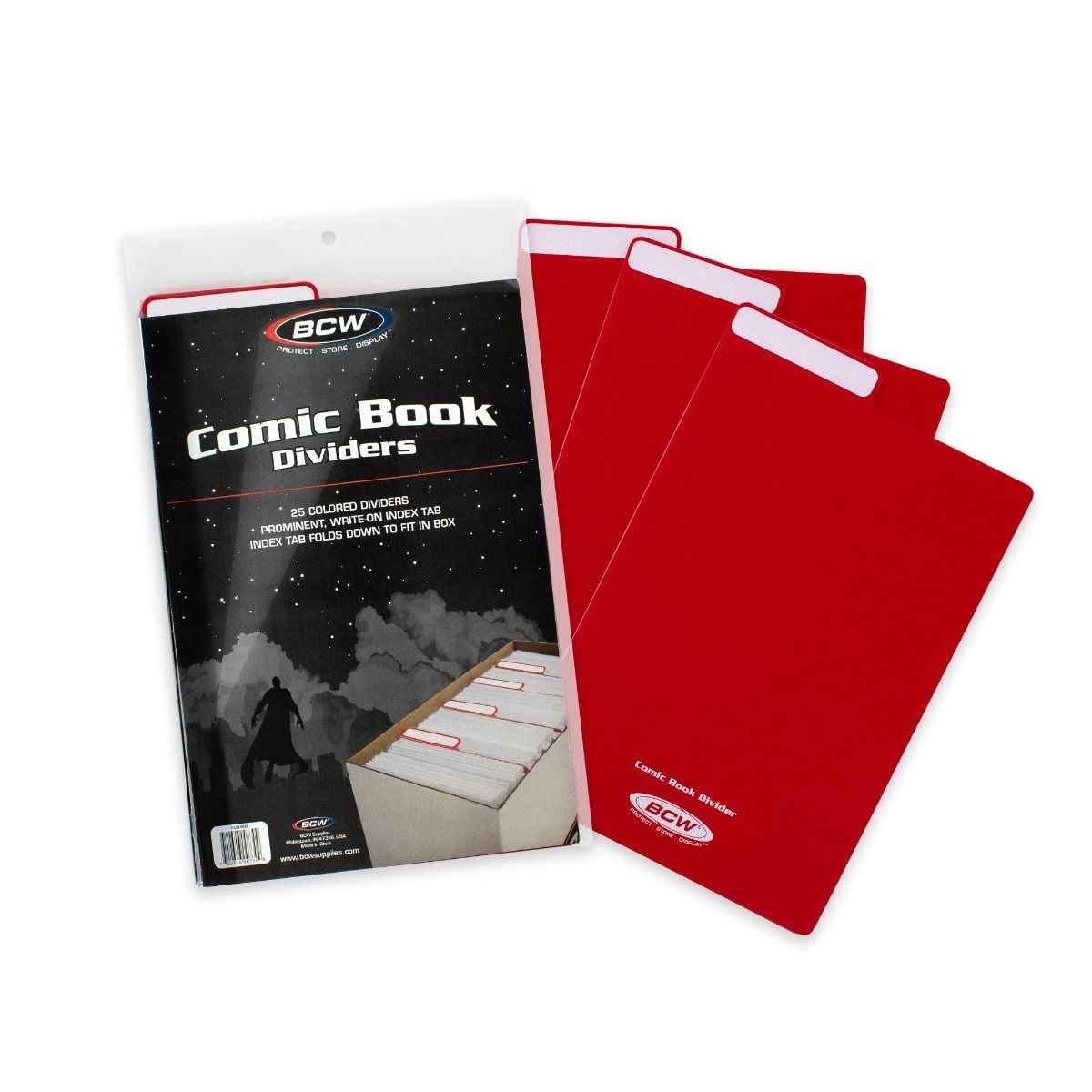 Comic Book Dividers - Red