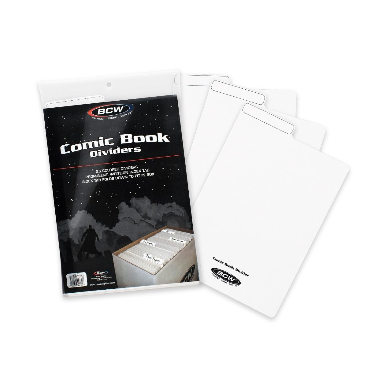 Comic Book Dividers - White