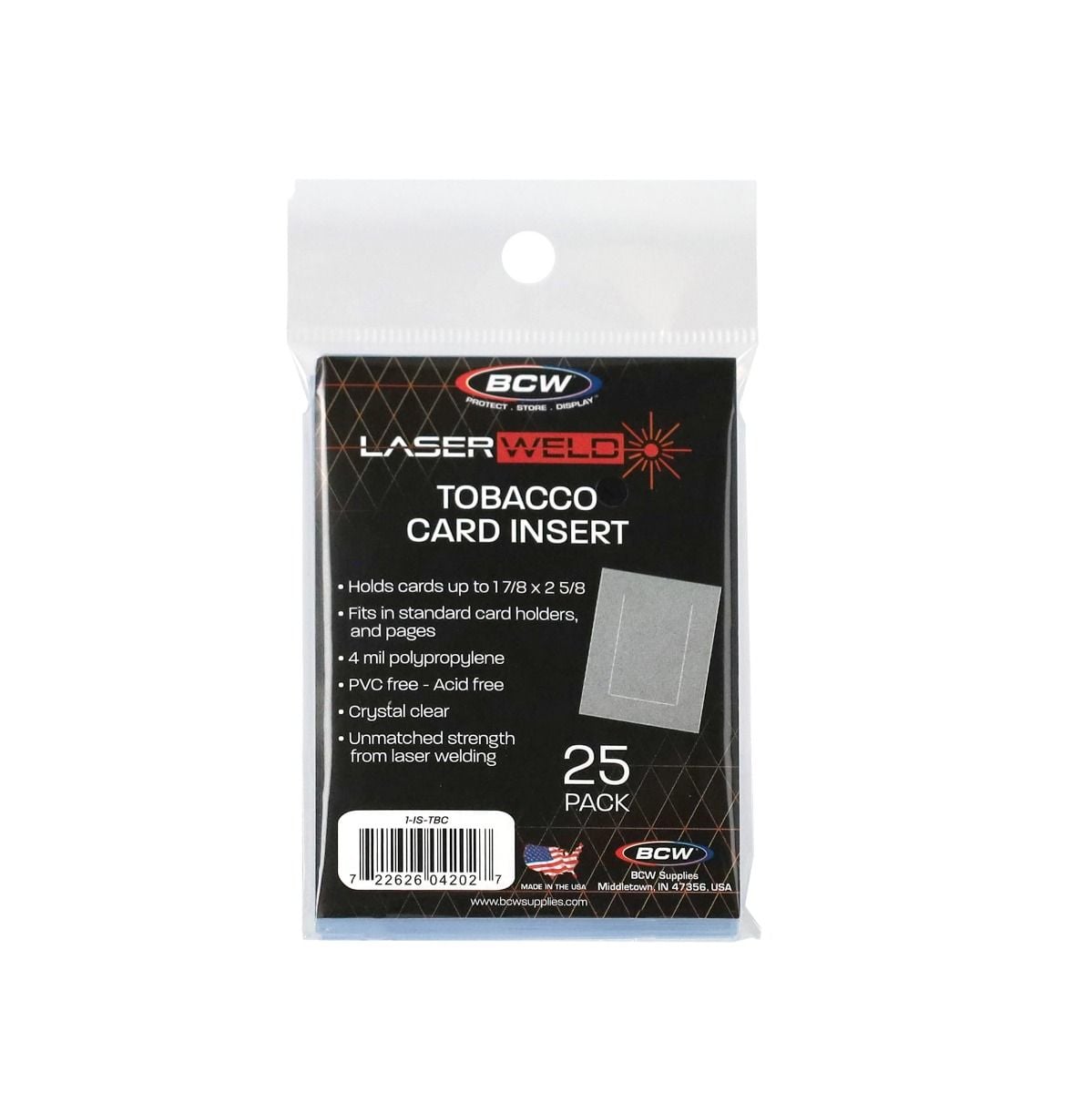 LaserWeld Tobacco Card Insert Sleeves | Guardian 10-Pack