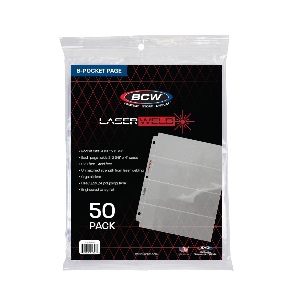 LaserWeld 8-Pocket Page (50 CT. Pack)