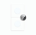 Paper Flips - 2" x 2" - Nickel - Box | Guardian 2-Pack