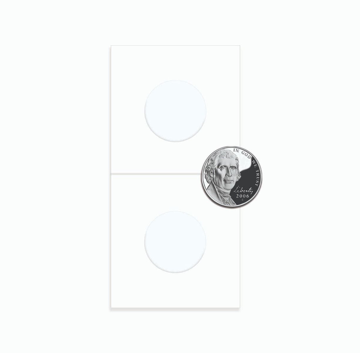 Paper Flips - 2" x 2" - Nickel - Box | Guardian 2-Pack