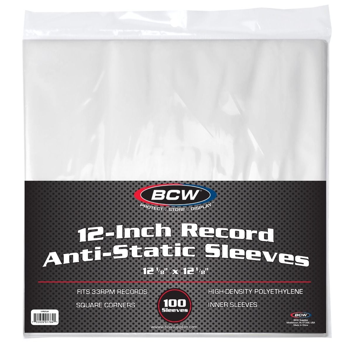 12-Inch Record Inner Sleeve - Anti-static