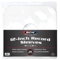 12 Inch Record Paper Inner Sleeves-Round Corners, White (50-Pack)