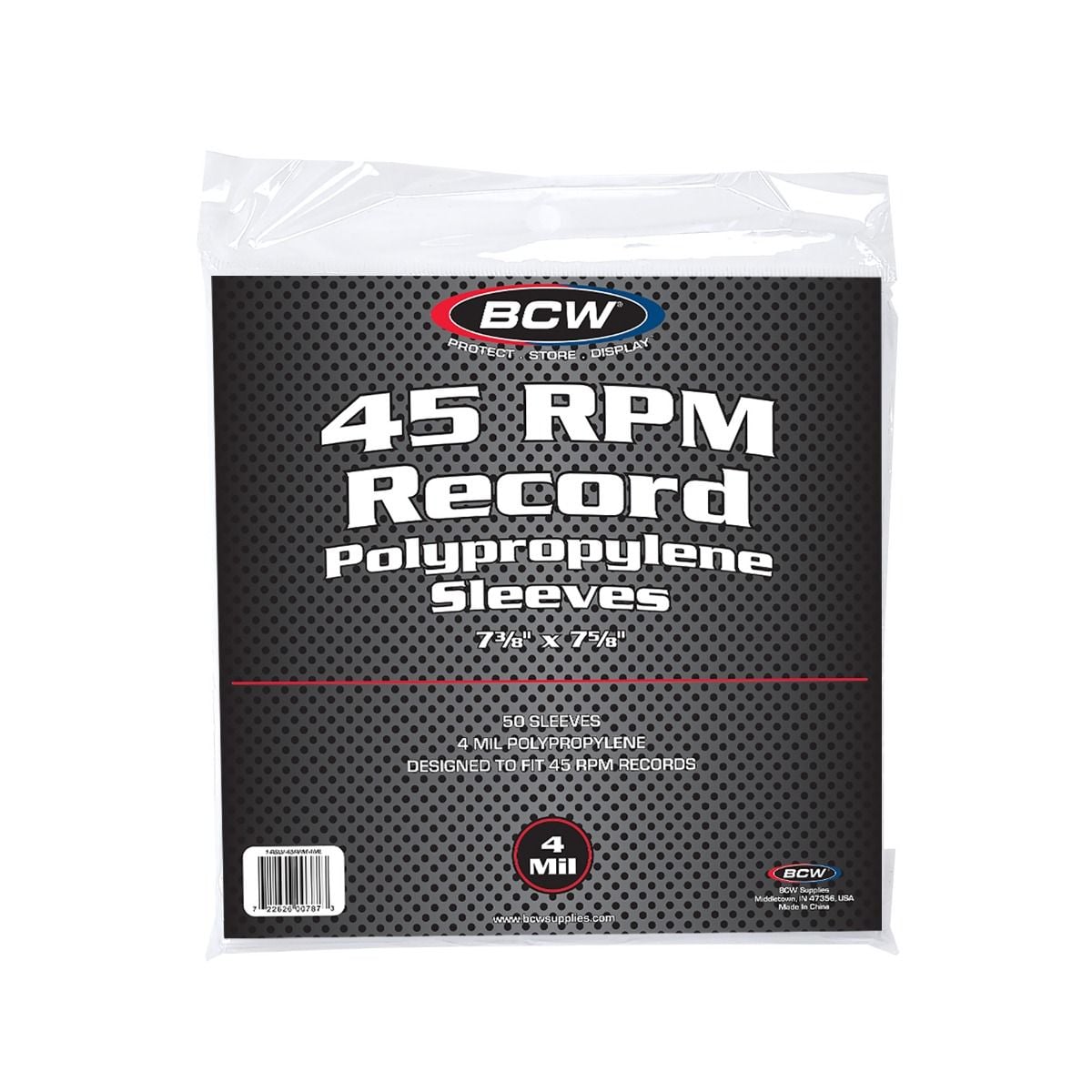 45 RPM Record Sleeves - 4 MIL | Guardian 2-Pack