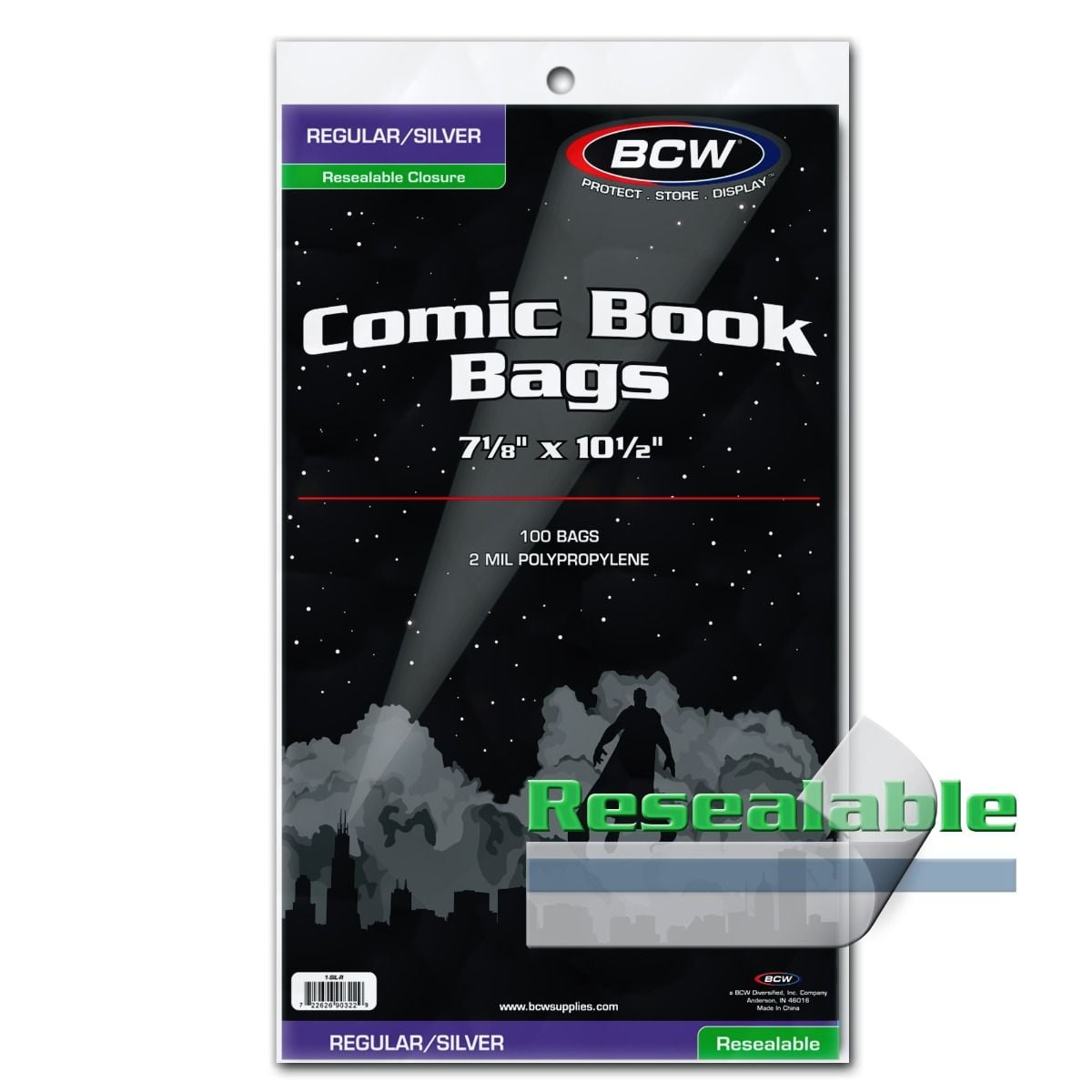Resealable Silver/Regular Comic Bags | Guardian 2-Pack