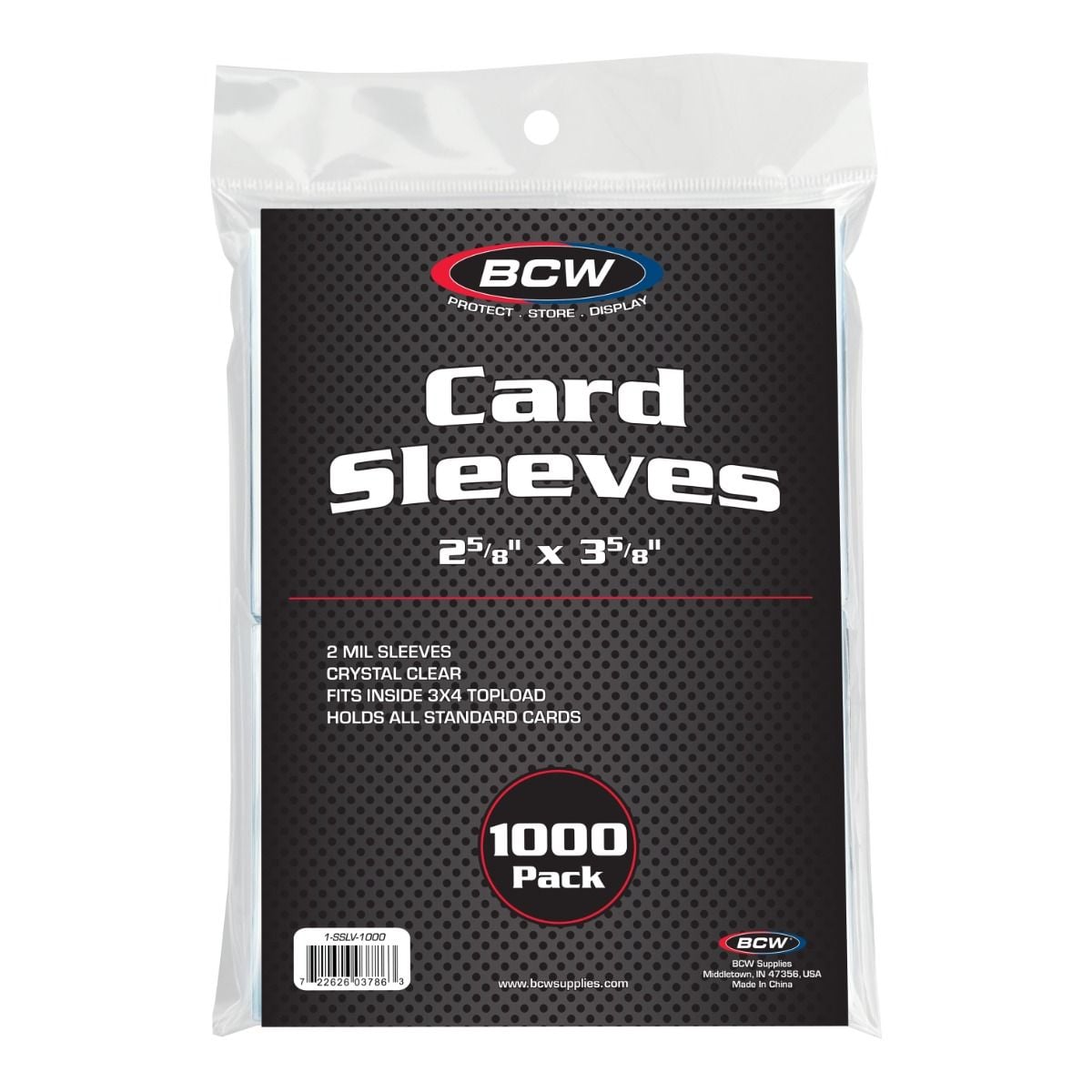 Standard Card Sleeves - 1000 Pack | Lot of 10 supplier units