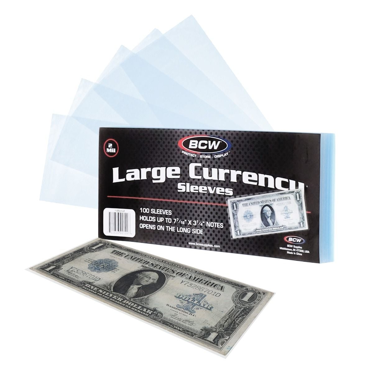 Currency Sleeves - Large Bill | Guardian 10-Pack