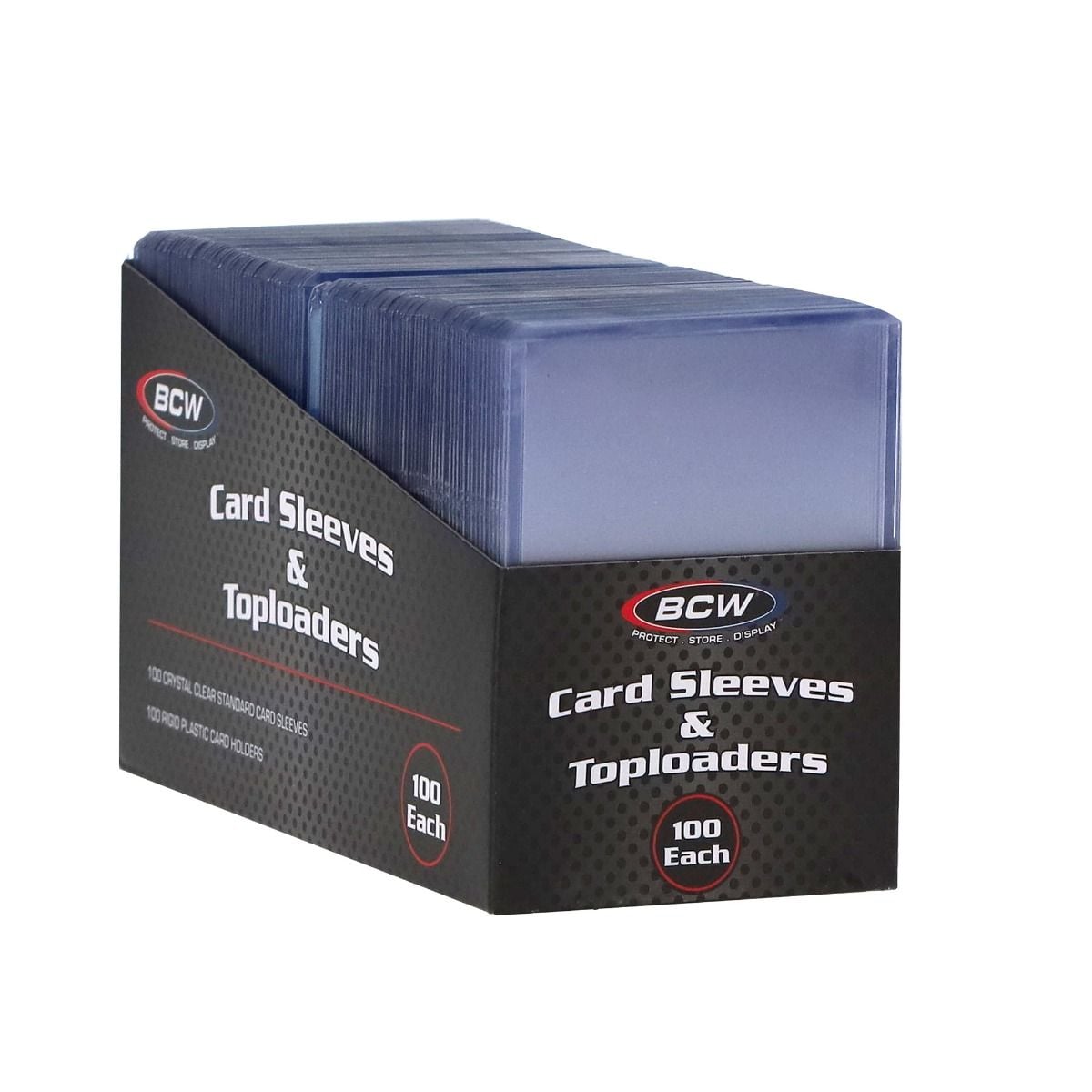 100 Count Card Sleeve and Toploader Combo Pack | Lot of 20 supplier units