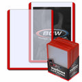 3x4 Topload Card Holder - Red Border | Guardian 2-Pack