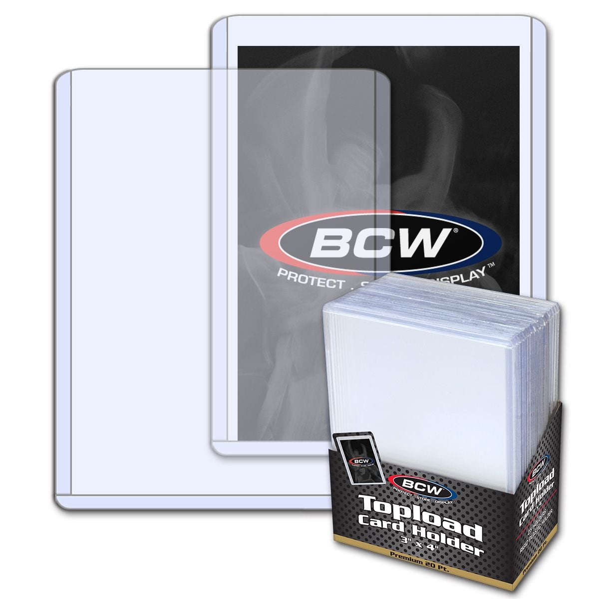 3x4 Topload Card Holder - Premium | Guardian 2-Pack