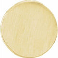 14K Yellow Gold 10 mm Engravable Disc Slide Pendant