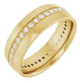14K Yellow Gold 1/2 CTW Lab-Grown Diamond Band