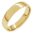 14K Yellow Gold 5 mm Lightweight Comfort-Fit European-Style Band Size 9