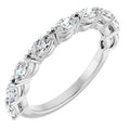 14K White Gold 3/4 CTW Lab-Grown Diamond Anniversary Band