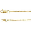14K Yellow Gold-Filled 1.1 mm Dapped Cable 20" Chain