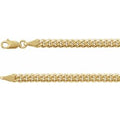 14K Yellow Gold 4.4 mm Hollow Miami Cuban Curb 24" Chain