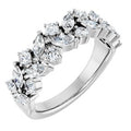 14K White Gold 1 1/3 CTW Lab-Grown Diamond Anniversary Band