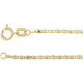 14K Yellow Gold 1.3 mm Mirror 24" Chain