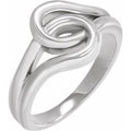 Sterling Silver Interlocking Ring