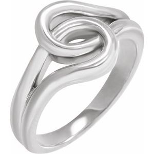 Sterling Silver Interlocking Ring