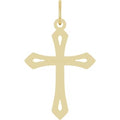 14K Yellow Gold Cross Pendant