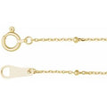 10K Yellow Gold .95 mm Satellite Bead Cable 24" Chain