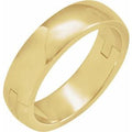 14K Yellow Gold 4 mm CLIQ® Hinged Adjustable Band Size 6