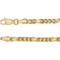 14K Yellow Gold 3.2 mm Franco 24" Chain