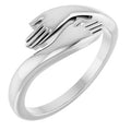 Sterling Silver Hug Ring