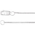 Sterling Silver .9 mm Serpentine 24" Chain