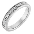 14K White Gold .02 CTW Natural Diamond Band Size 7