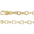 14K Yellow Gold-Filled 5 mm Rolo 20" Chain