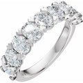 14K White Gold 2 1/3 CTW Lab-Grown Diamond Anniversary Band