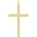 14K Yellow Gold Cross Pendant