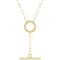 18K Yellow Gold-Plated Sterling Silver Charm 18" Necklace