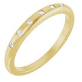 14K Yellow Gold .06 CTW Lab-Grown Diamond Anniversary Band