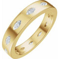 14K Yellow Gold 5/8 CTW Lab-Grown Diamond Eternity Band