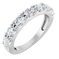 14K White Gold 1 CTW Lab-Grown Diamond Anniversary Band
