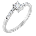 Sterling Silver 1/3 CTW Lab-Grown Diamond Bypass Ring