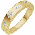 14K Yellow Gold 1/3 CTW Lab-Grown Diamond Anniversary Band