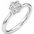 14K White Gold 1 1/4 CTW Lab-Grown Diamond Engagement Ring