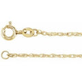 14K Yellow Gold-Filled 1.25 mm Rope 24" Chain