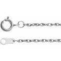 Platinum 1.3 mm Rope 20" Chain