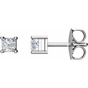 14K White Gold 1/3 CTW Natural Diamond Earrings