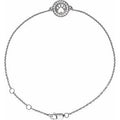 Sterling Silver 1/10 CTW Natural Diamond 7" Bracelet